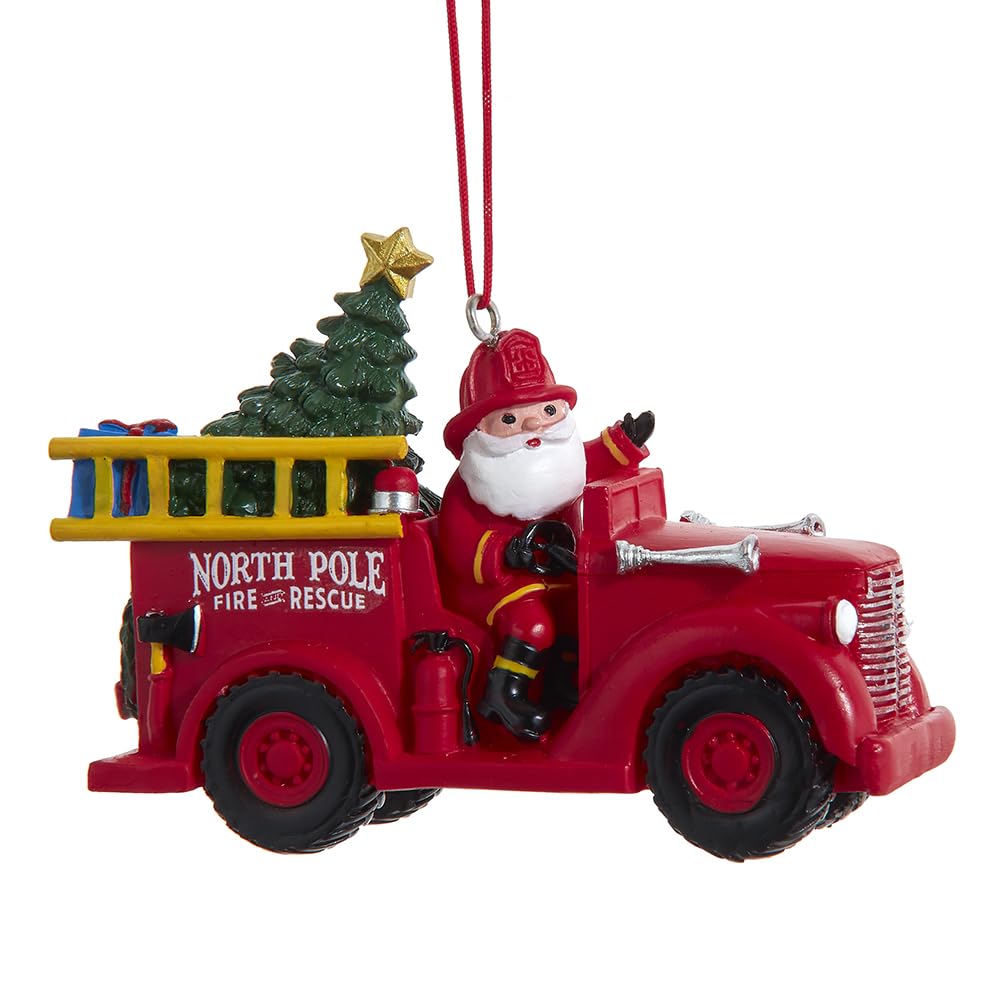 Kurt S. Adler Hanging Ornament, 3.75 Inch, Red