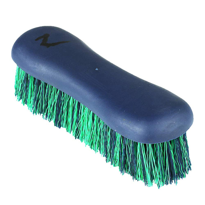 HORZE Soft Grip Dandy Brush - Short Bristle - Dark Blue - One Size