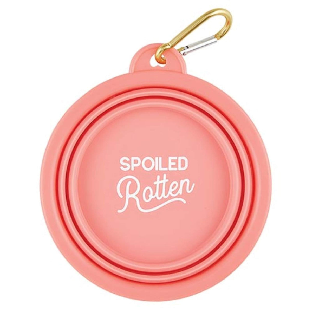 Santa Barbara Design Studio Pet Feeder, 5.125" x 2.25", Spoiled Rotten