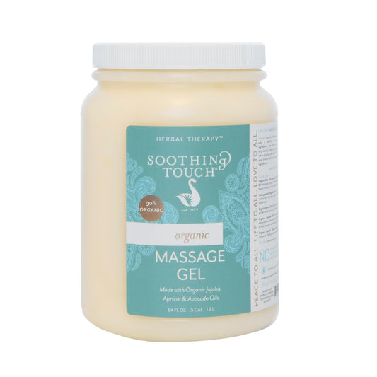 Soothing Touch Organic Massage Gel, Unscented, 64 Ounce