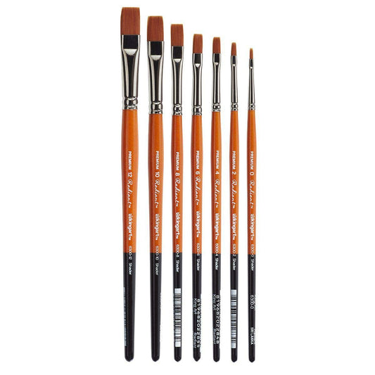 KINGART Radiant 6300 Series, Taklon Shader Set 7 Pc.