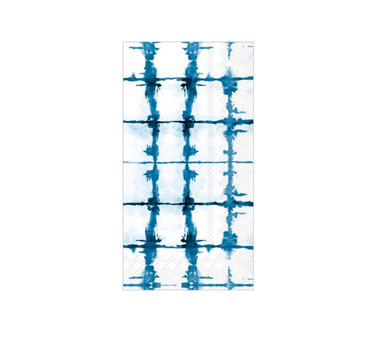 Boston International IHR 3-Ply Paper Napkins, 16-Count Guest Size, Shibori Stripe