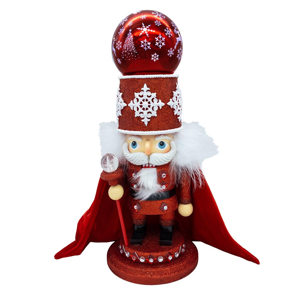 Hollywood Nutcrackers Figurine, 14.5", Red