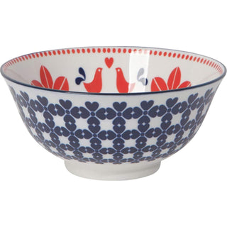 Now Designs Dishware Bowl, 1 EA, Red, Blue