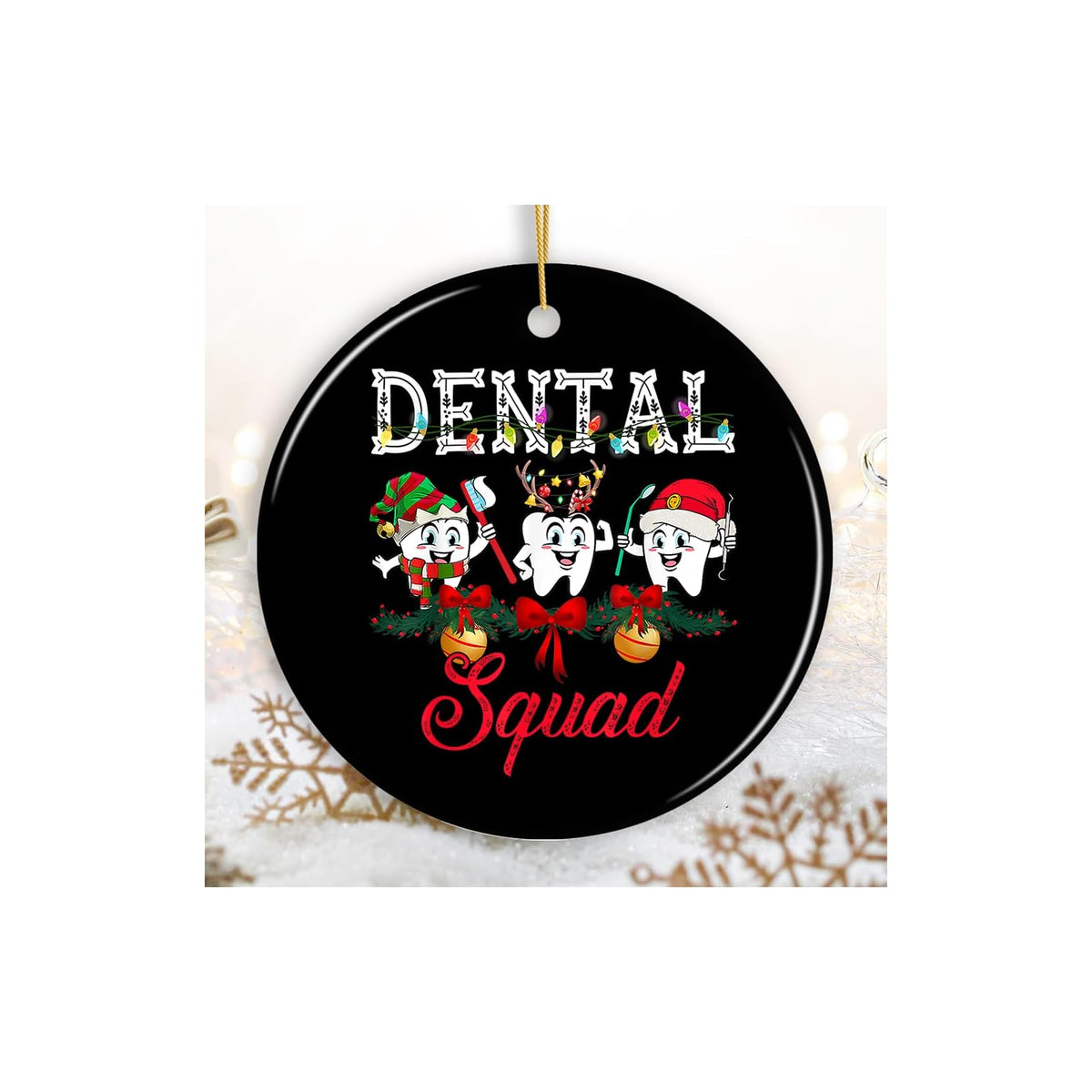 OrnamentallyYou Hanging Ornament, Dentist Christmas Ornament, Elegant