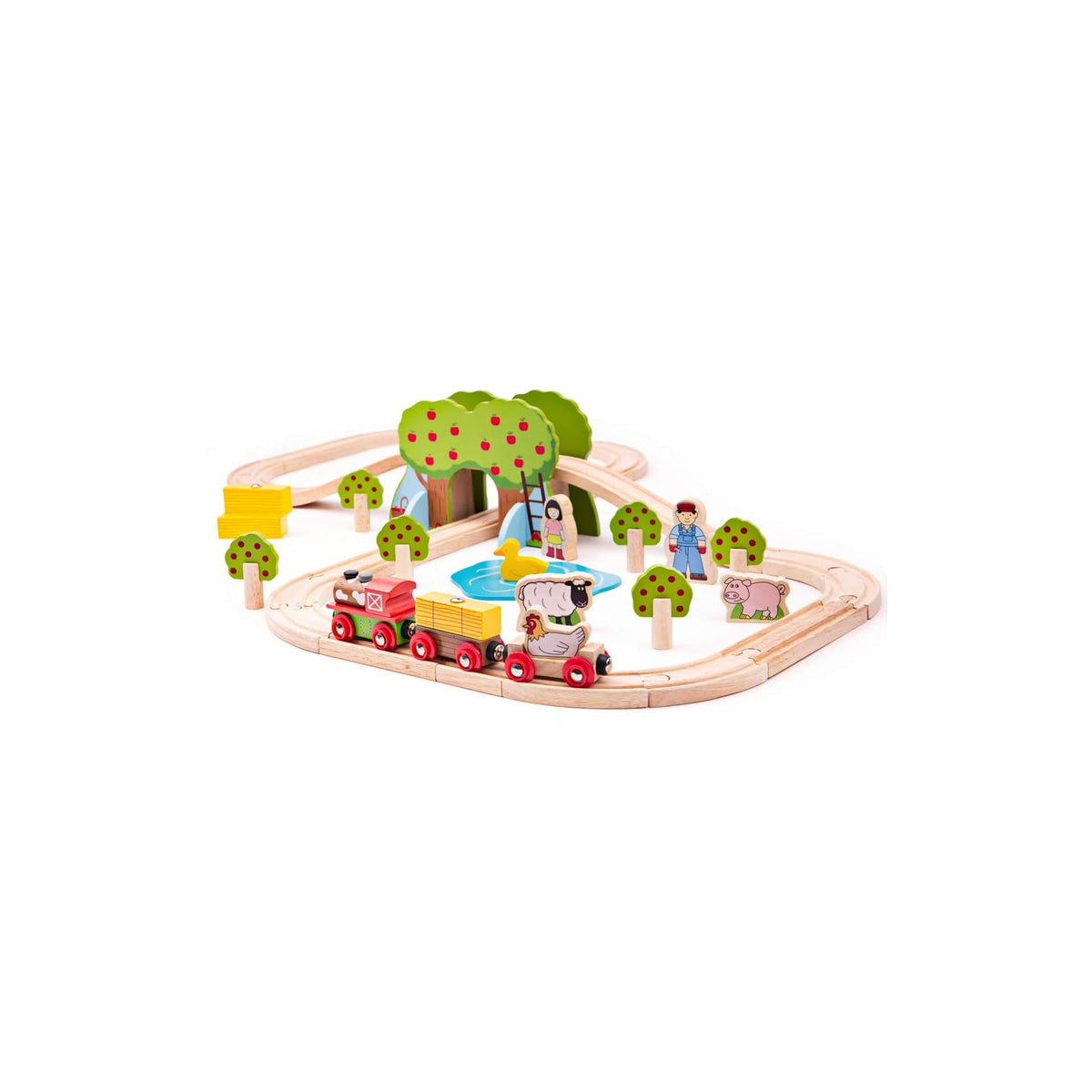 Bigjigs Rail Toy Vehicle Set