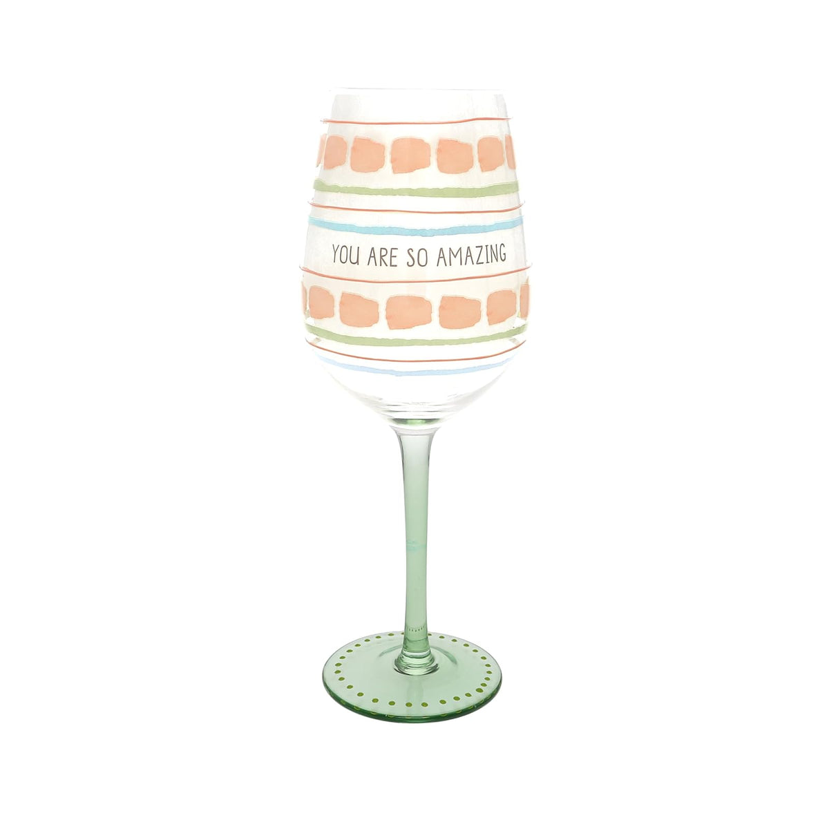 Pavilion Gift Company Drinking Cup, 16 Ounces, Pink, Peach, Green, Blue, Clear