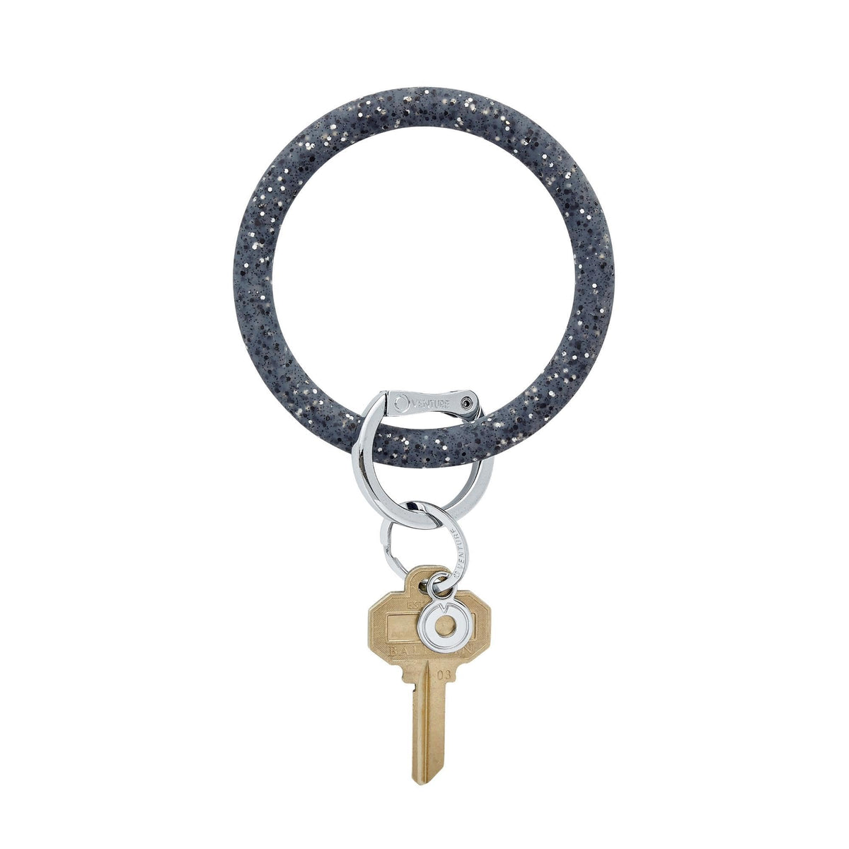 Oventure Keychain, One Size, Black Confetti