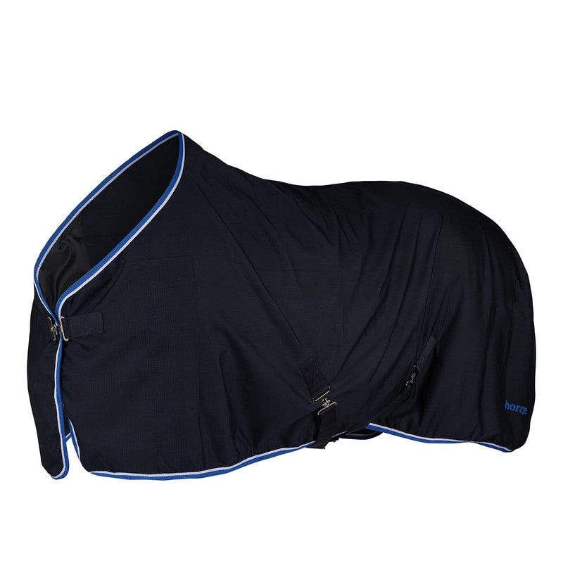 HORZE Glasgow Summer Cooler Secure Fit Horse Blanket - Dark Blue - 72