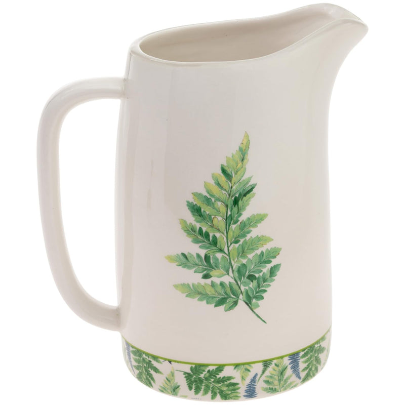 Boston International Drink Pitcher Ceramic Serveware Water & Cold Beverage Jug, 6 Cups, Arwea