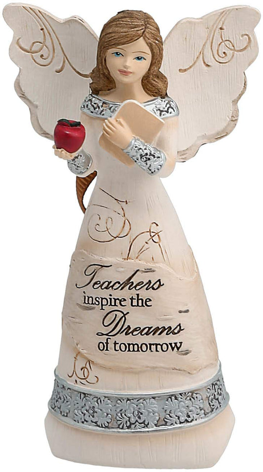 Pavilion Gift Company 82344 Elements Teacher Angel Figurine 4-1/2-Inch