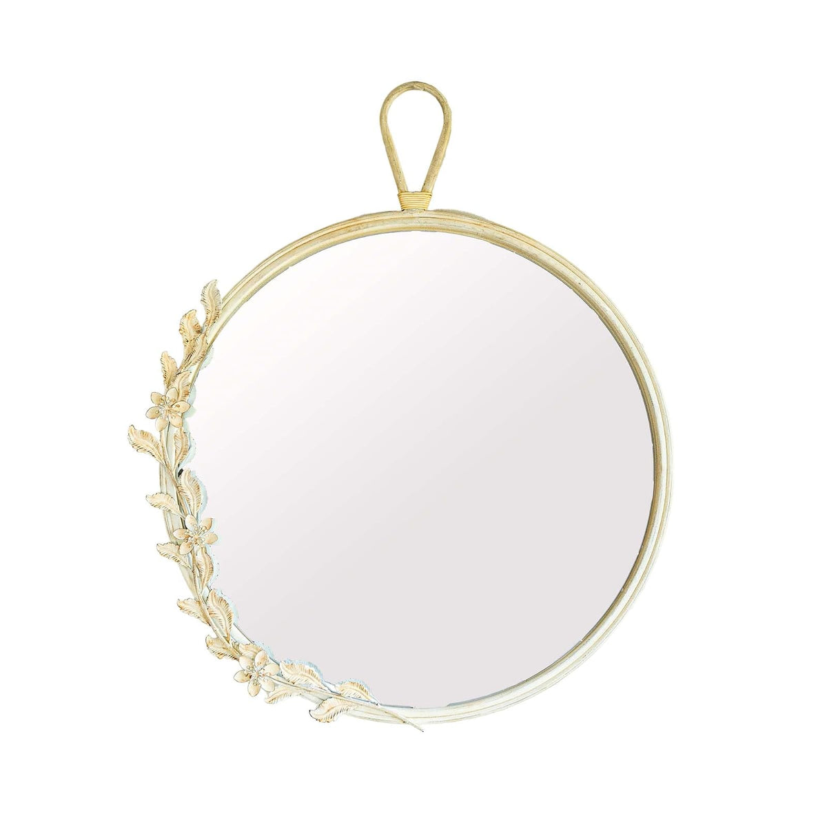 Foreside Home and Garden Home Mirror, 23"L x 4"W, White