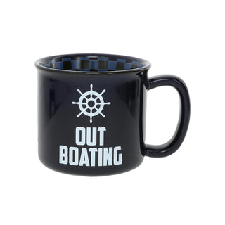 Pavilion Gift Company Drinking Cup, 18 Ounces, Blue, Black, White
