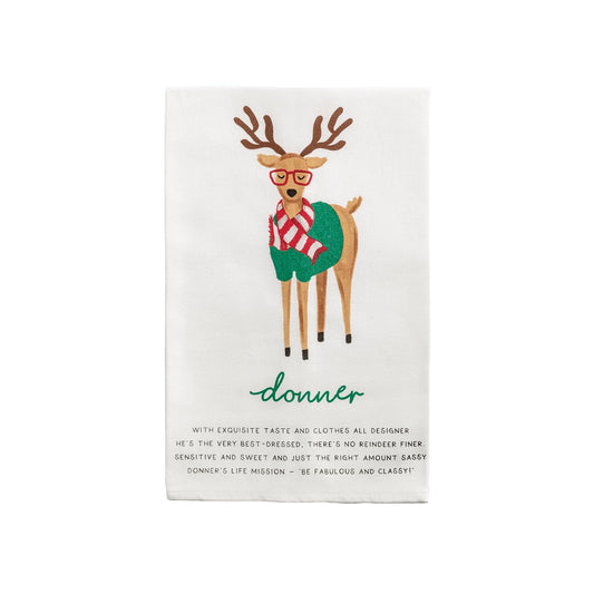 Mud Pie Towel, 26" x 16 1/2", Donner
