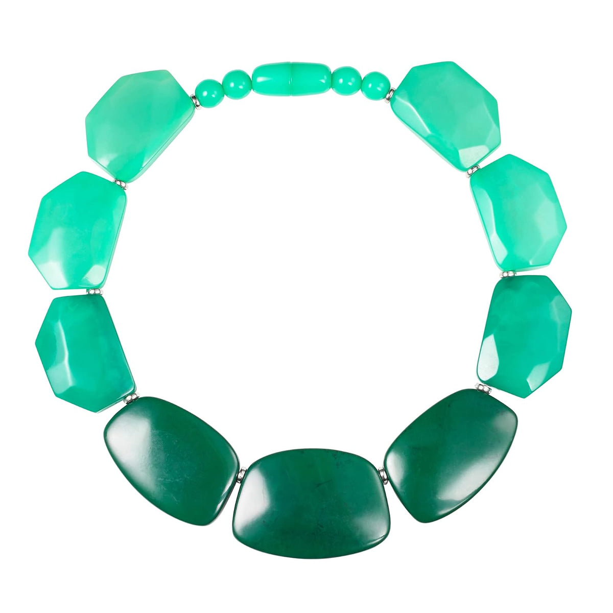 ZAVANA Necklace, 18 inches, Green
