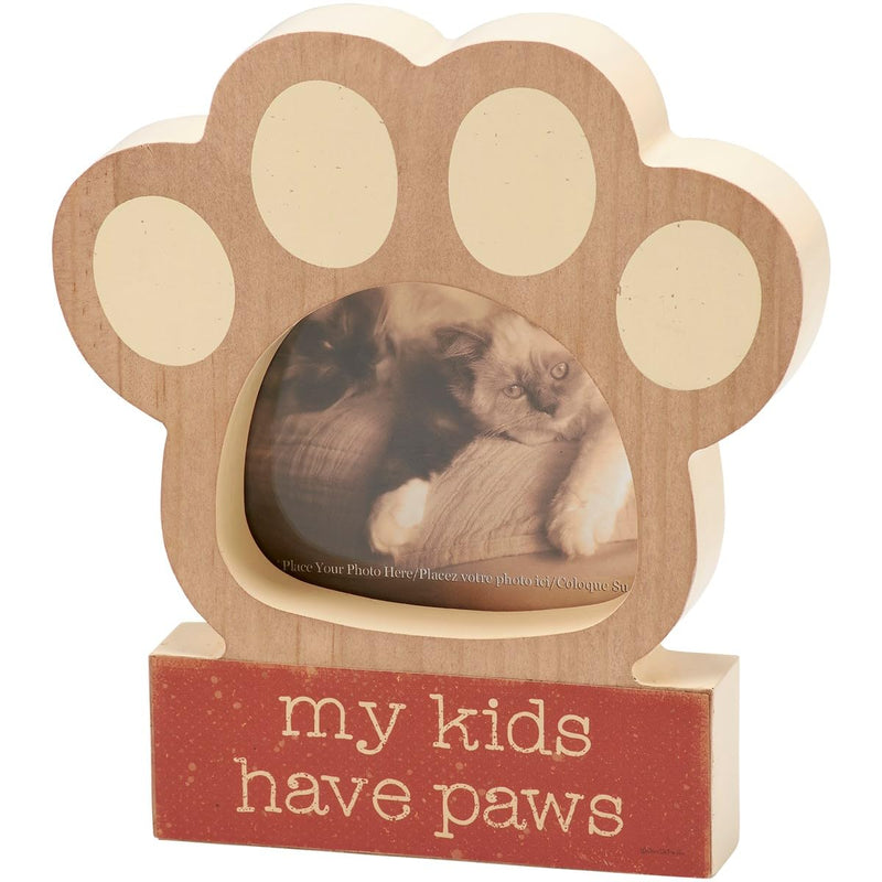 Primitives by Kathy Block Frame My Kids Have Paws
