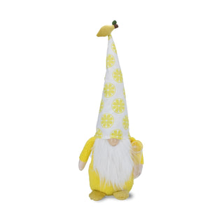 Designstyles Figurine, Yellow, Lemon Gnome with Lemonade Glass
