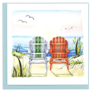 Quilling Card Greeting Card, 6x6 inches, Multi