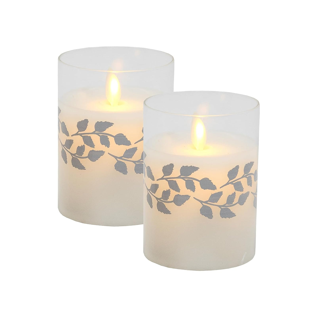 Lumabase Lamp, 3 inches (W) x 4 inches (H) x 3 inches (D), Silver