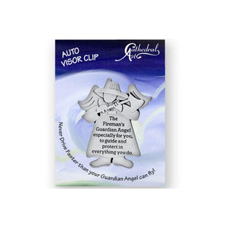 Cathedral Art Auto Accessory, Small, Firemen