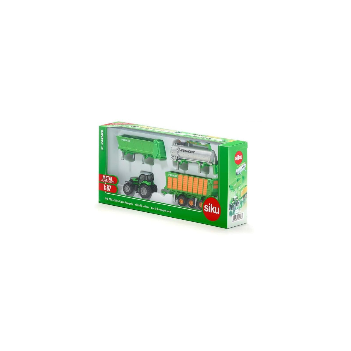 Siku Non Riding Toy Vehicle, 18.5 x 3.4 x 4.2 cm, Green