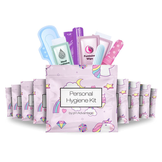 pH Advantage Menstrual Cup, 10 Count (Pack of 1), Rainbows and Unicorns