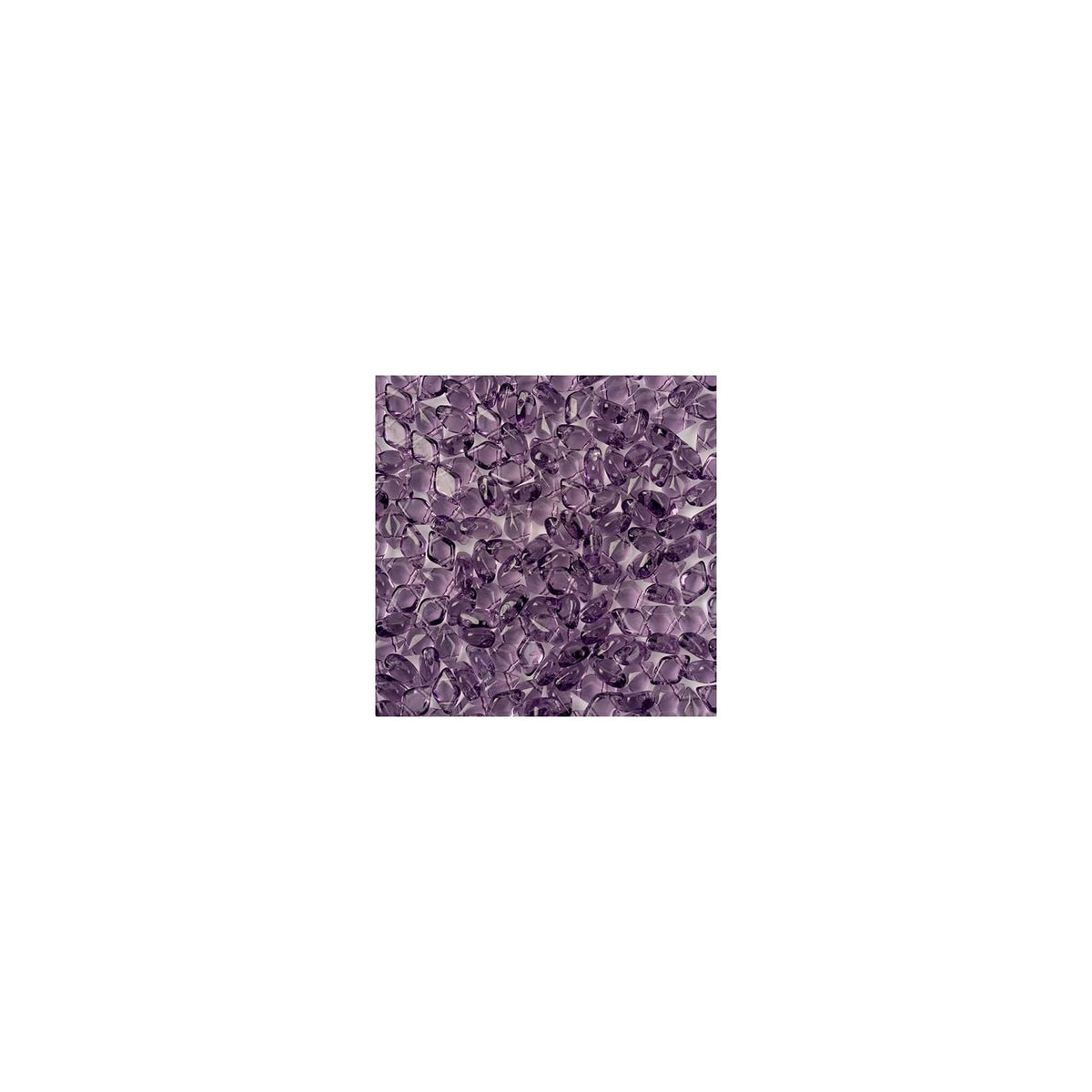 John Bead Craft Bead, 2.5mm long and 3.5mm wide, Amethyst