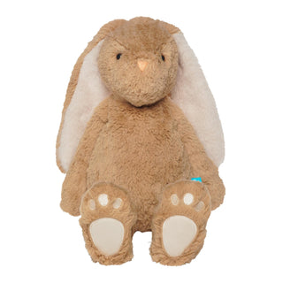 Manhattan Toy Willow The Coffee &amp; Beige Snuggle Bunnies 12" Stuffed Animal with Embroidered Accents