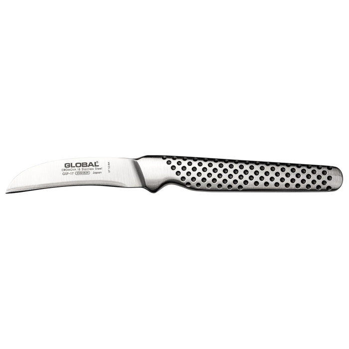 Global GSF-17-2 1/2 inch, 6cm Bird's Beak Curved Peeling Knife