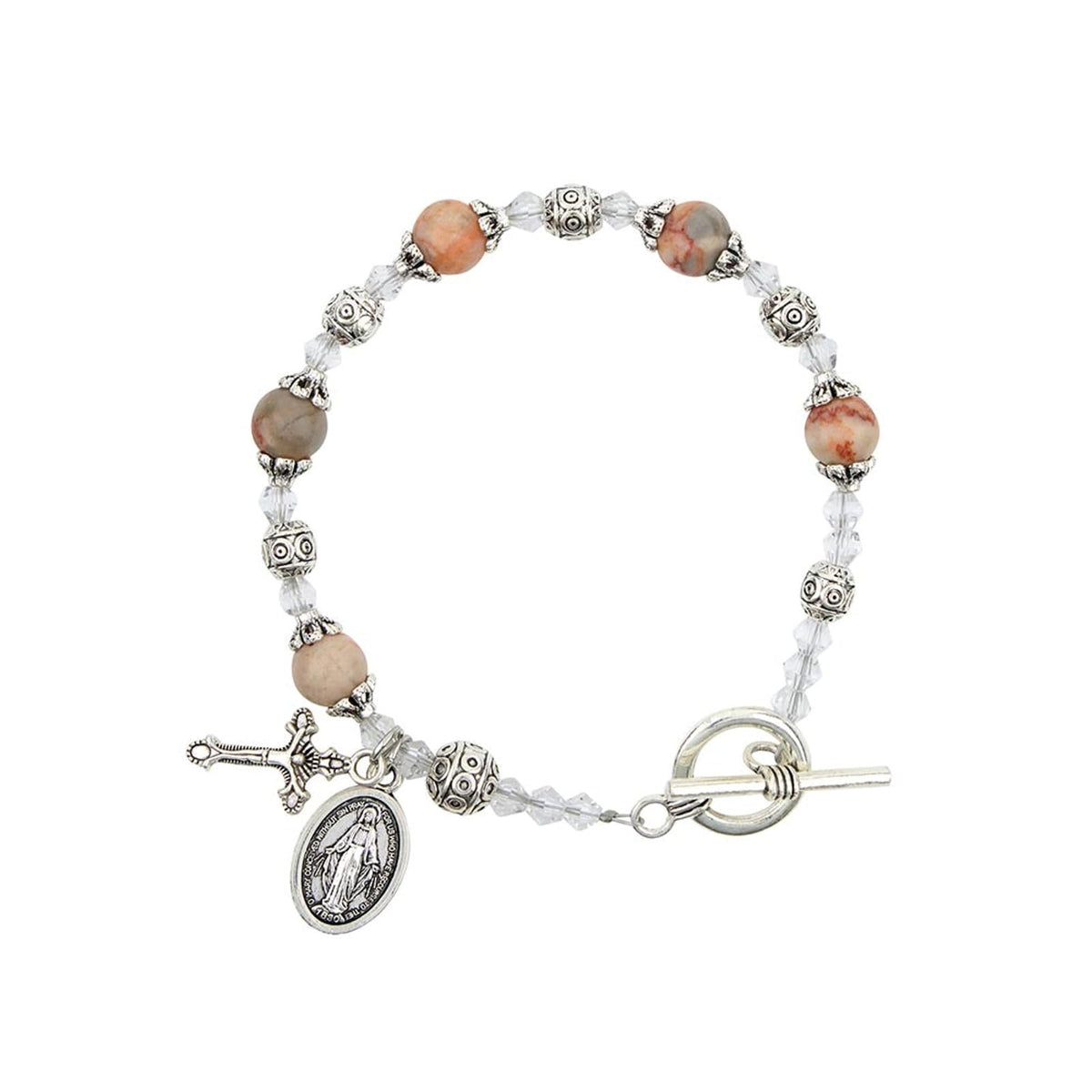 Christian Brands Bracelet, 7" L, Orange