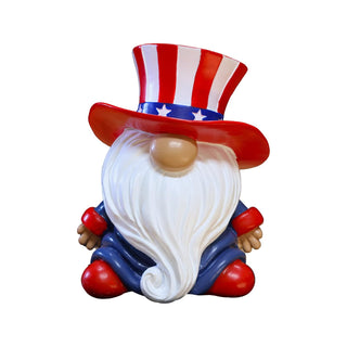 Spoontiques Sculpture, 7.25" high, Americana Gnome