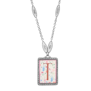 1928 Jewelry Company Necklace, 30"L 1.51"H x 1.1"W, Pink