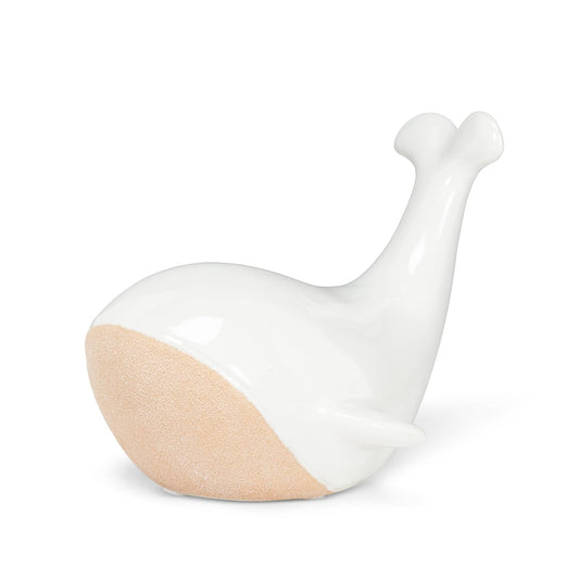 Abbott Collection Figurine, White/Natural, Minimalist