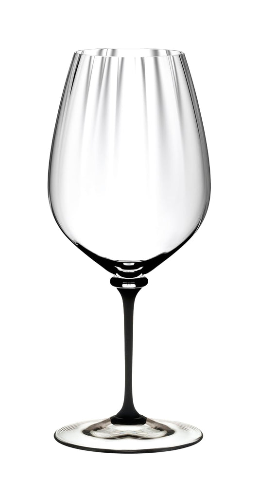 Riedel 4884/0 D Fatto A Mano Performance Cabernet Wine Glass, 29 oz, Black Stem