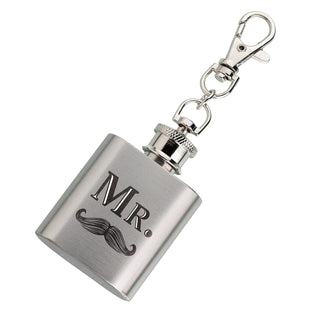 Lillian Rose Hip Flask, 2", Silver