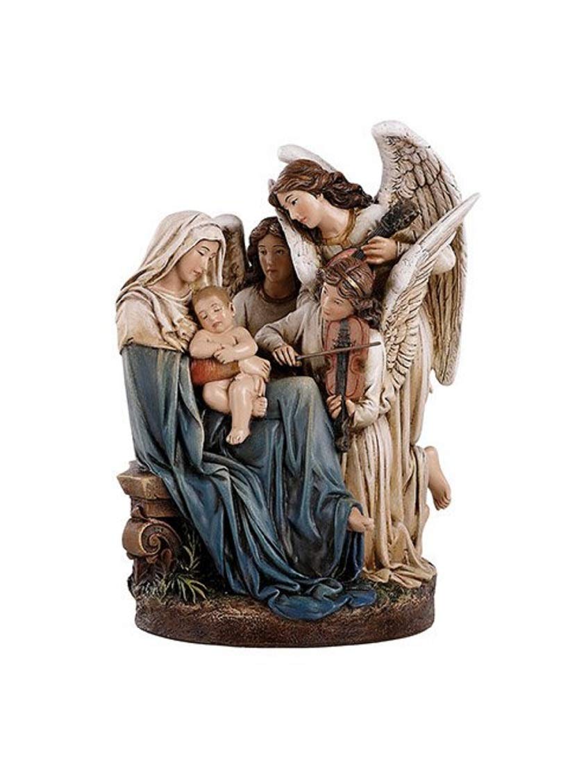 Christian Brands CB Catholic YS865 7 in. AG Song of Angels Figurine