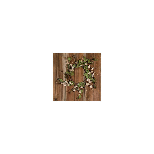 CWI Gifts Wreath, 18 inch, Teastain Gardenia