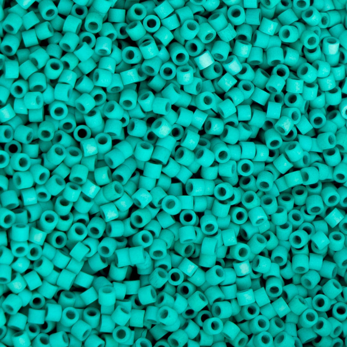 John Bead 25g Cylin Beads Turquoise Green 11/0 Glass Cylindrical Seed Beads for Jewelry Bracelets Necklaces Earrings Making Embroidery