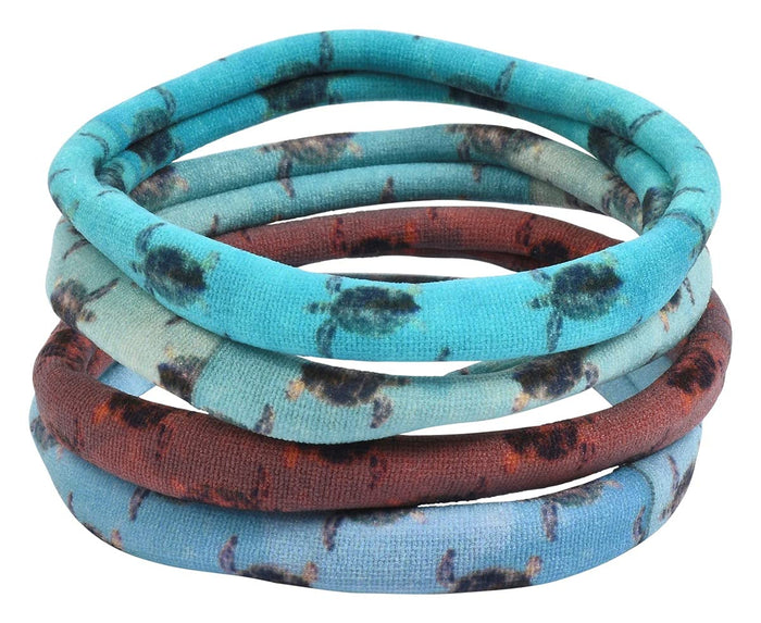 Bamboo Trading RH123 Bella Collection Turtles Hair Ties