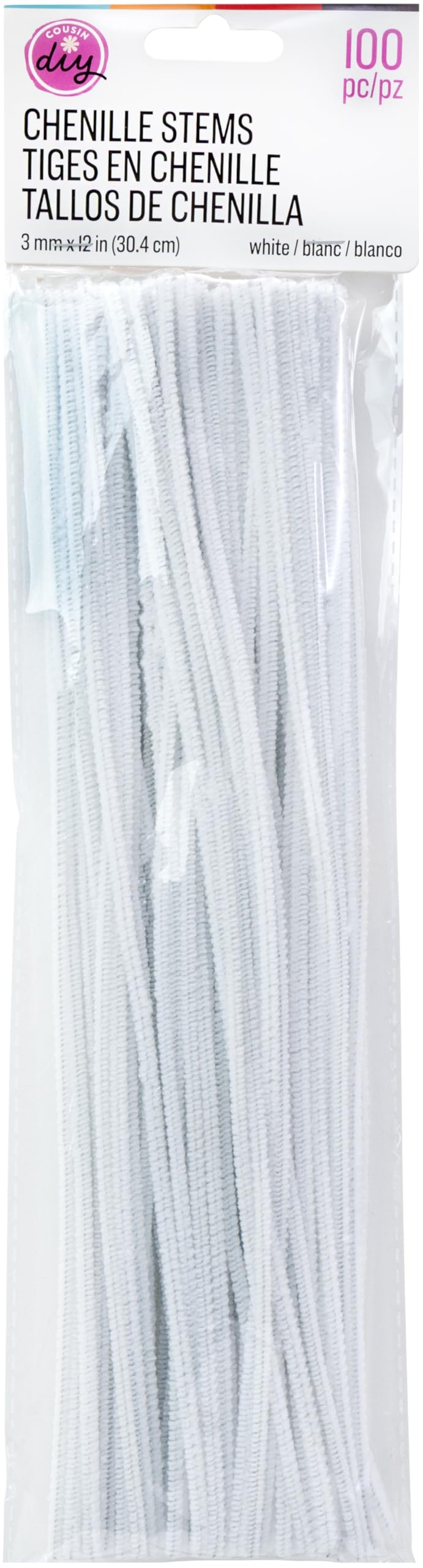Cousin Wire, 3mm x 12 inch, White
