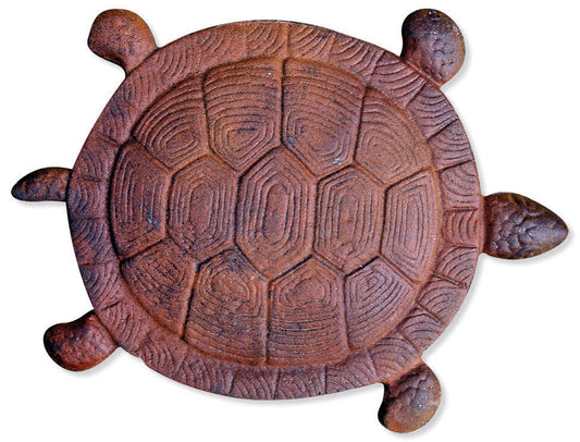 Sunset Vista Sunset Vista Designs Cast Iron Turtle Garden Stepping Stone, 13-Inch long