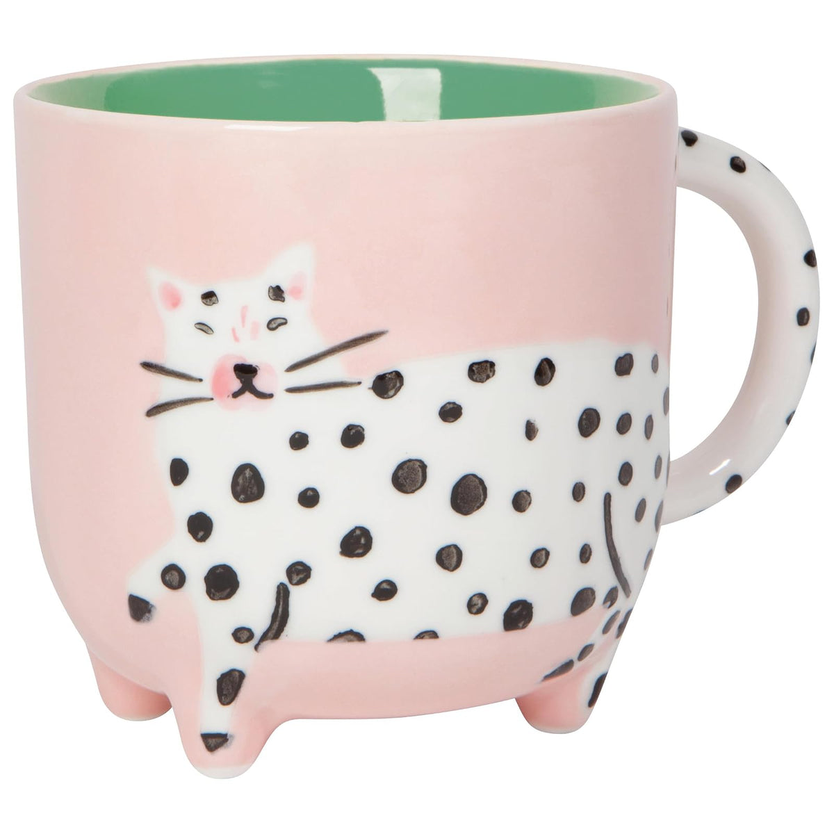 Danica Jubilee Drinking Cup, 15 Ounces, Dotty Cat