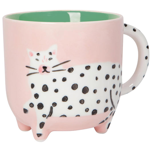 Danica Jubilee Drinking Cup, 15 Ounces, Dotty Cat