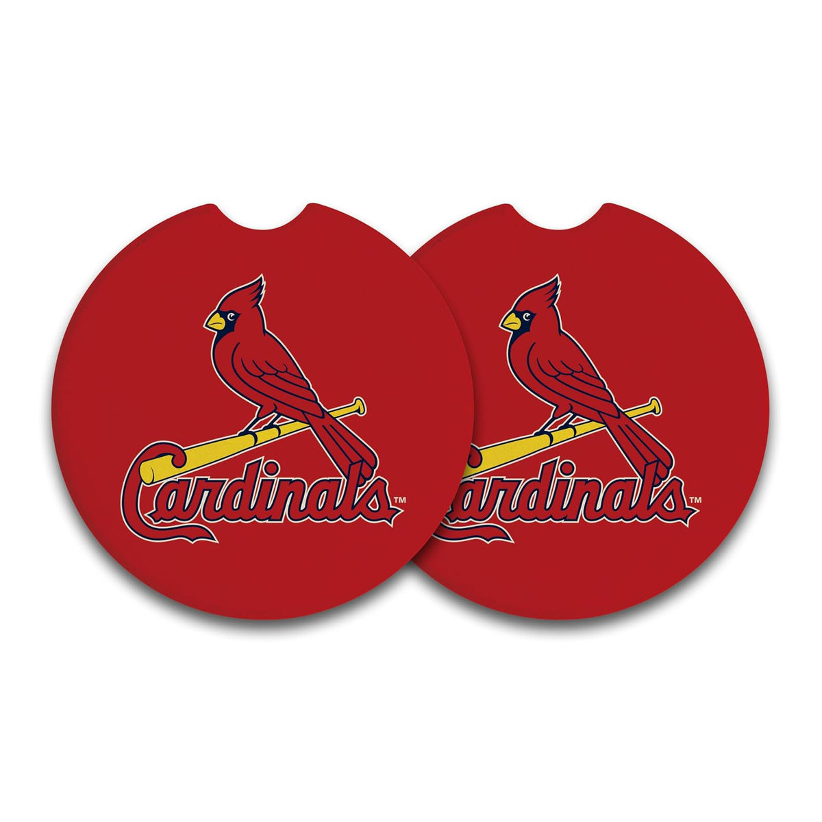 Magnolia Lane Drink Coaster, 2.67-Inch, Red