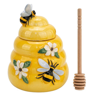 Yellow Hive Honey Pot Bumble Bee