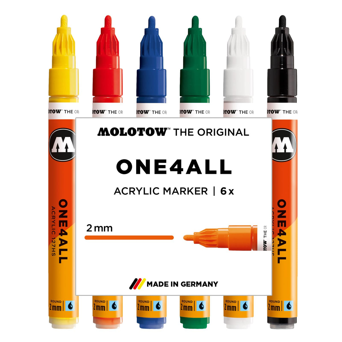 MOLOTOW Marking Pen, 1 Count (Pack of 1), Multicolor