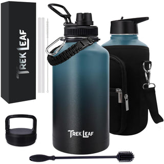 Trek Leaf Bottle, 64 Ounces, Cascade Shadow