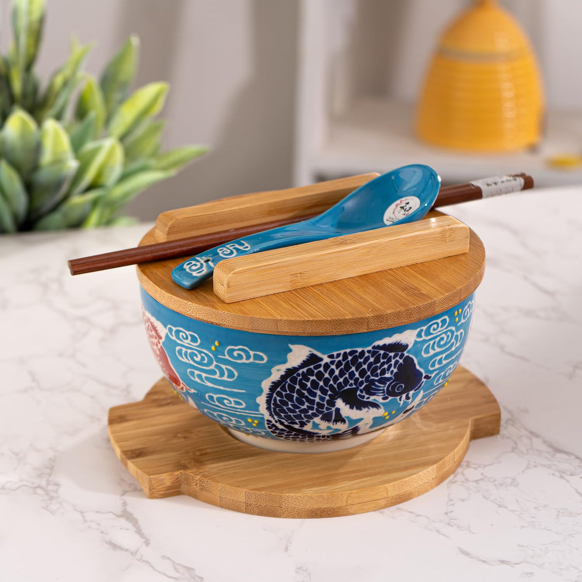 Urban Tokyo Dishware Bowl, 6.25 Inch Diameter, Multicolor