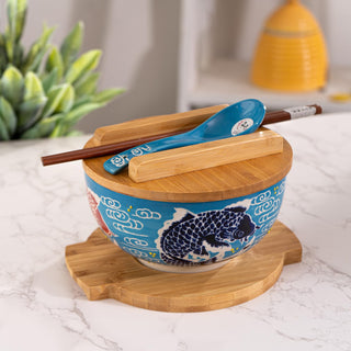 Urban Tokyo Dishware Bowl, 6.25 Inch Diameter, Multicolor