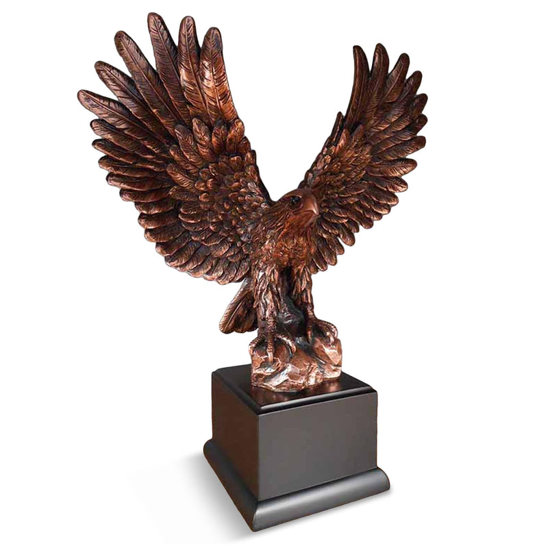 Broad Wing Eagle Statue - Bronze Finish Figurine